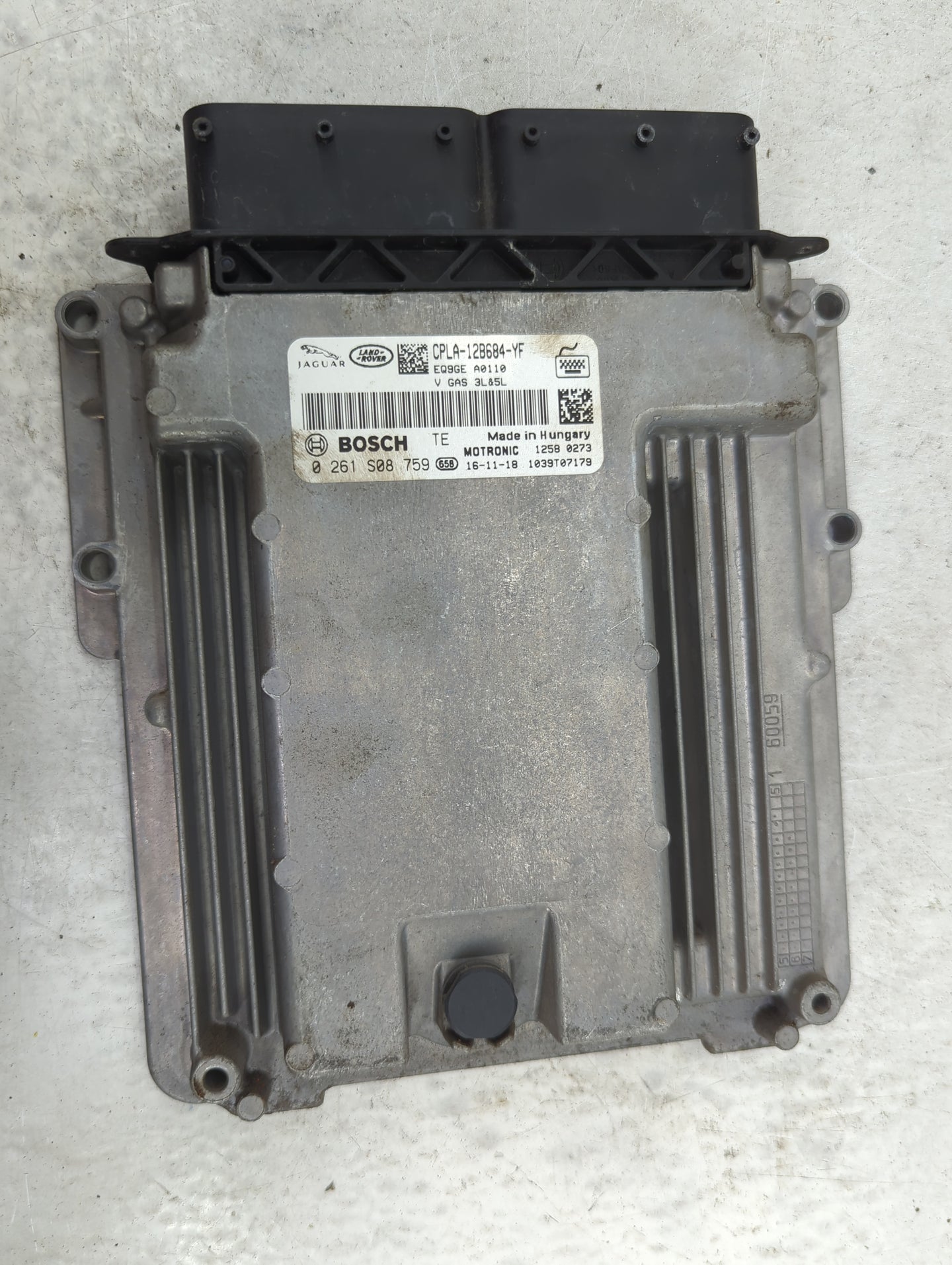 2017 Jaguar F-Pace PCM Engine Control Computer ECU ECM PCU OEM P/N:CPLA-12B684-YF 0261S08759 Fits OEM Used Auto Parts - Oemu
