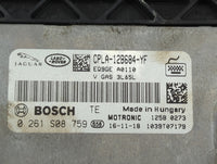 2017 Jaguar F-Pace PCM Engine Control Computer ECU ECM PCU OEM P/N:CPLA-12B684-YF 0261S08759 Fits OEM Used Auto Parts - Oemu