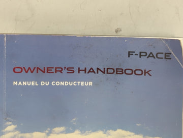 2017 Jaguar F-Pace Owners Manual Book Guide P/N:JJM1802 38171 OEM Used Auto Parts