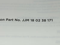 2017 Jaguar F-Pace Owners Manual Book Guide P/N:JJM1802 38171 OEM Used Auto Parts - Oemusedautoparts1.com