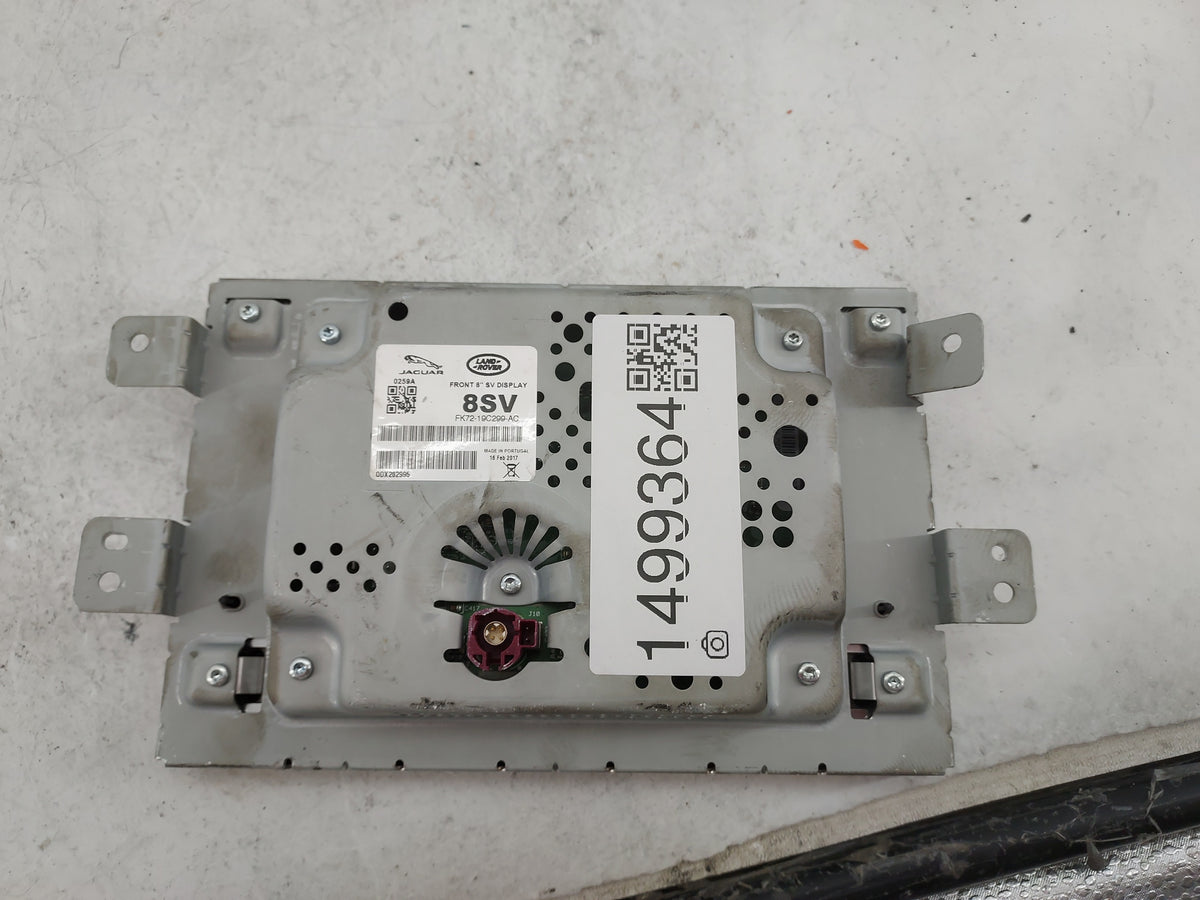 2017-2018 Jaguar F-pace Information Radio Display Screen 1499364 - Oemusedautoparts1.com