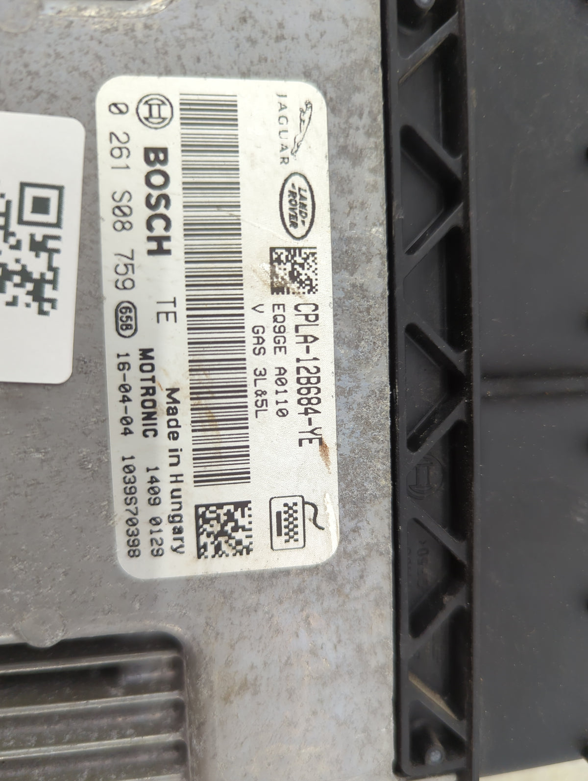 2017 Jaguar F-Pace PCM Engine Control Computer ECU ECM PCU OEM P/N:CPLA-12B684-YE 0261S08759 Fits OEM Used Auto Parts - Oemu