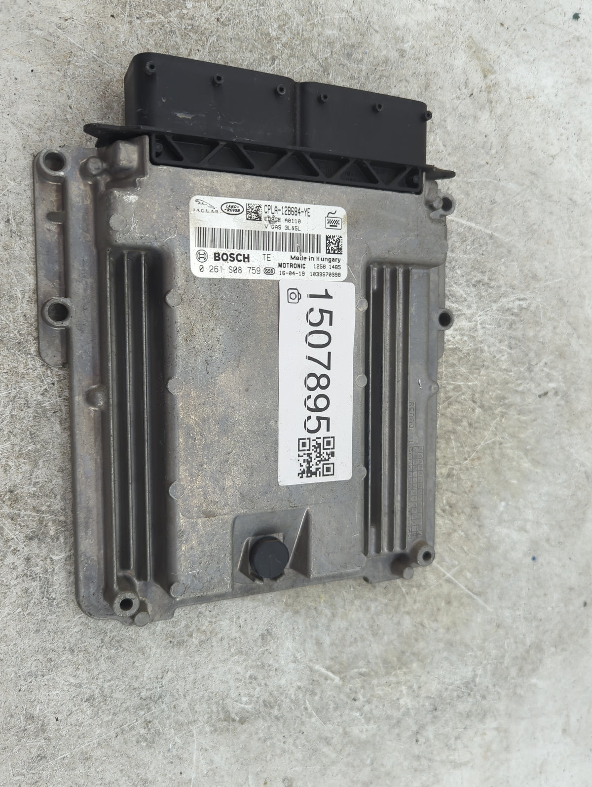 2017 Jaguar F-Pace PCM Engine Control Computer ECU ECM PCU OEM P/N:CPLA-12B684-YE 0261S08759 Fits OEM Used Auto Parts - Oemu