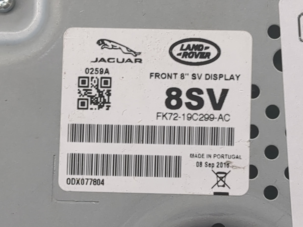2017-2018 Jaguar F-pace Information Radio Display Screen 1517851 - Oemusedautoparts1.com