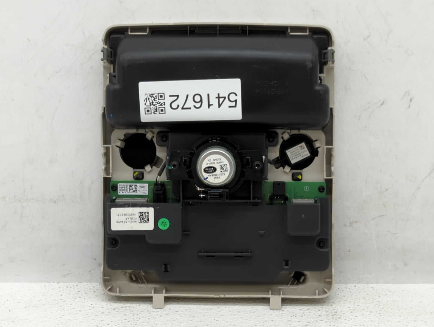 2017 Jaguar F-Pace Center Floor Console P/N:FK72-19A391-AA Fits OEM Used Auto Parts - Oemusedautoparts1.com