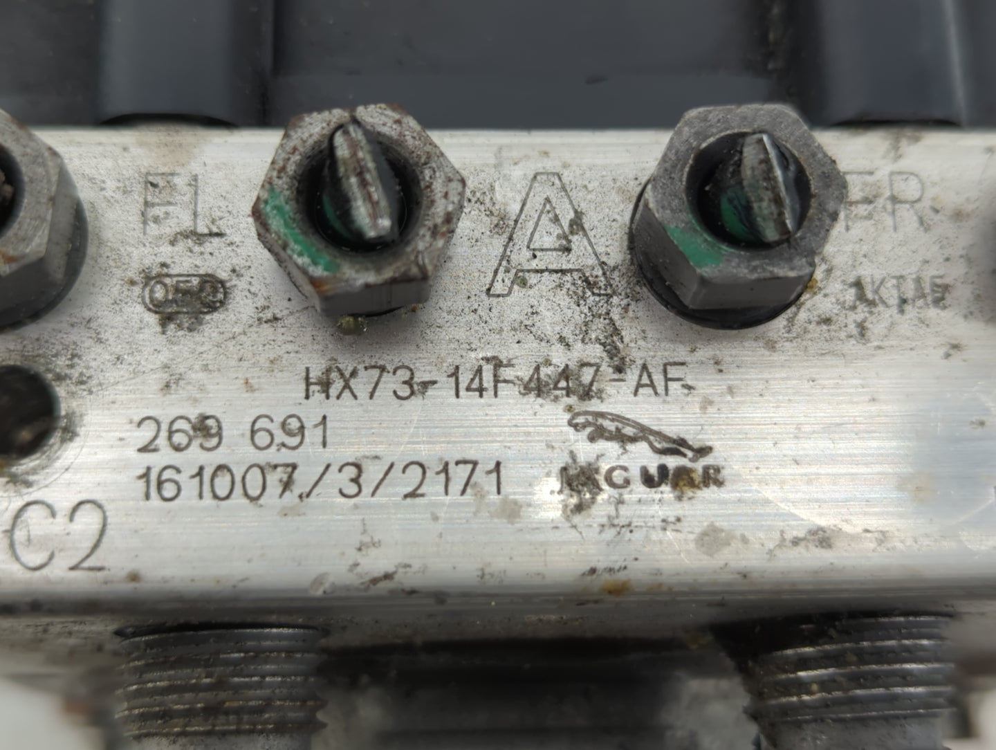 2017 Jaguar F-Pace ABS Pump Control Module Replacement P/N:HX73-14F447-AF Fits OEM Used Auto Parts - Oemusedautoparts1.com