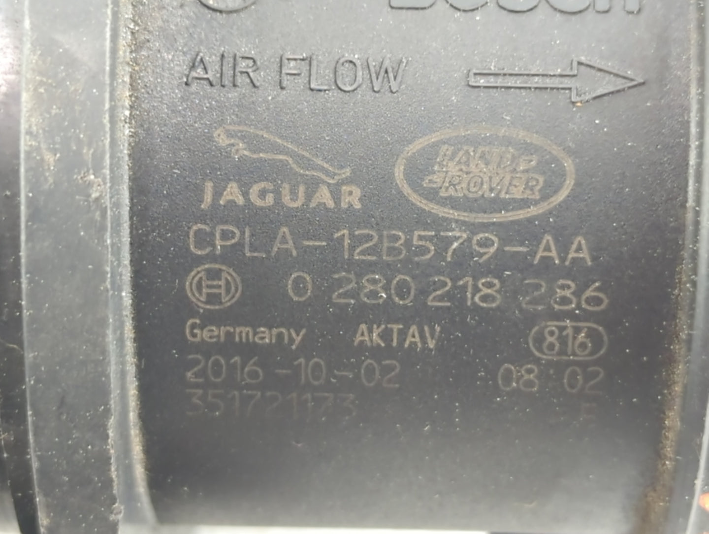 2017-2020 Jaguar F-pace Mass Air Flow Meter Maf - Oemusedautoparts1.com