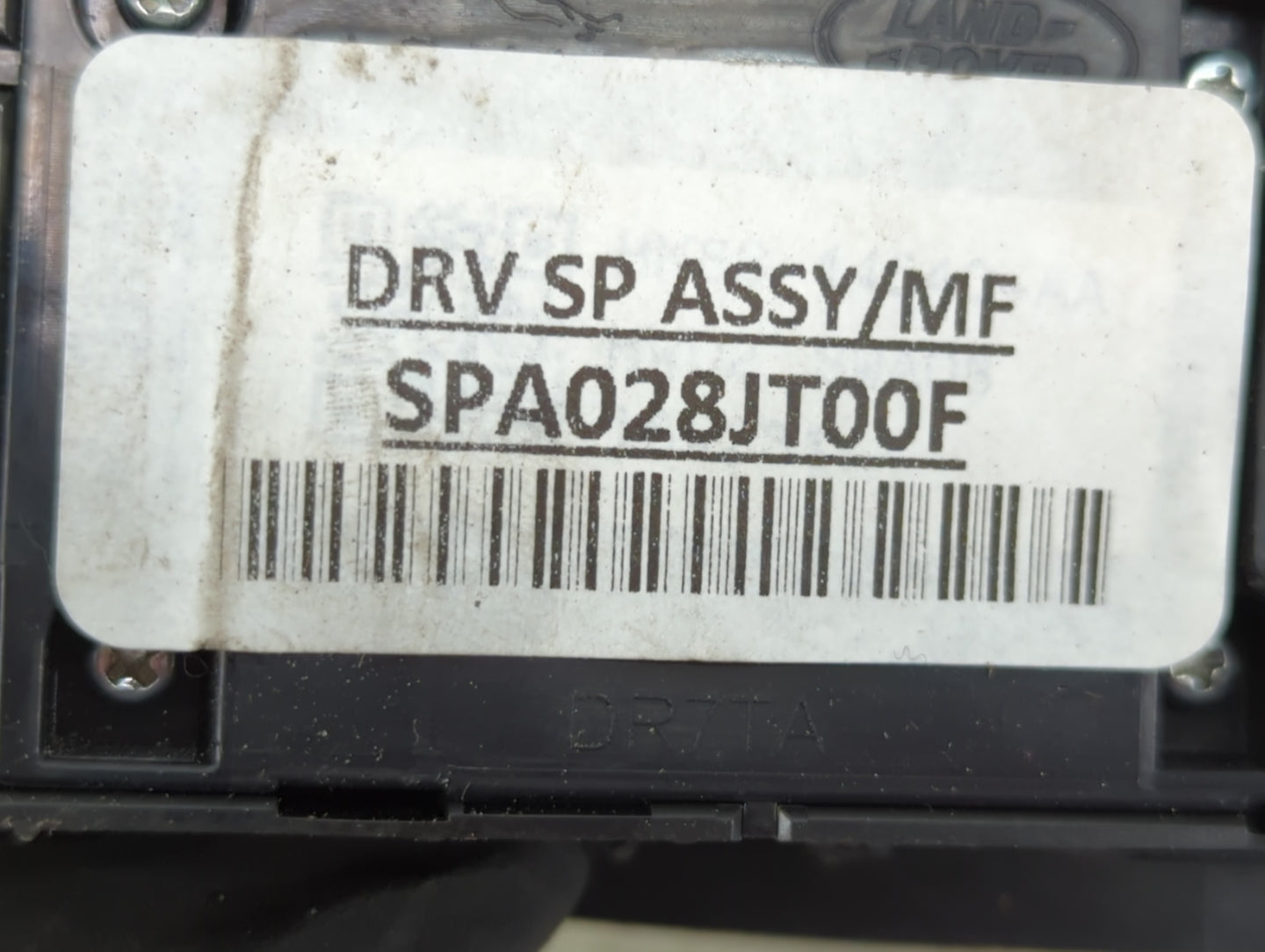 2017-2019 Jaguar Xe Master Power Window Switch Replacement Driver Side Left P/N:SPA028JT00F Fits Fits 2015 2016 2017 2018 20