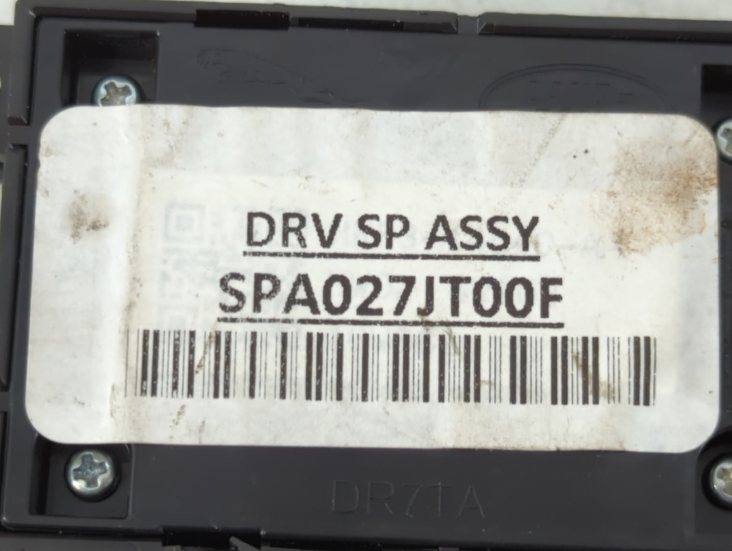2017-2019 Jaguar Xe Master Power Window Switch Replacement Driver Side Left P/N:SPA027JT00F Fits Fits 2015 2016 2017 2018 20
