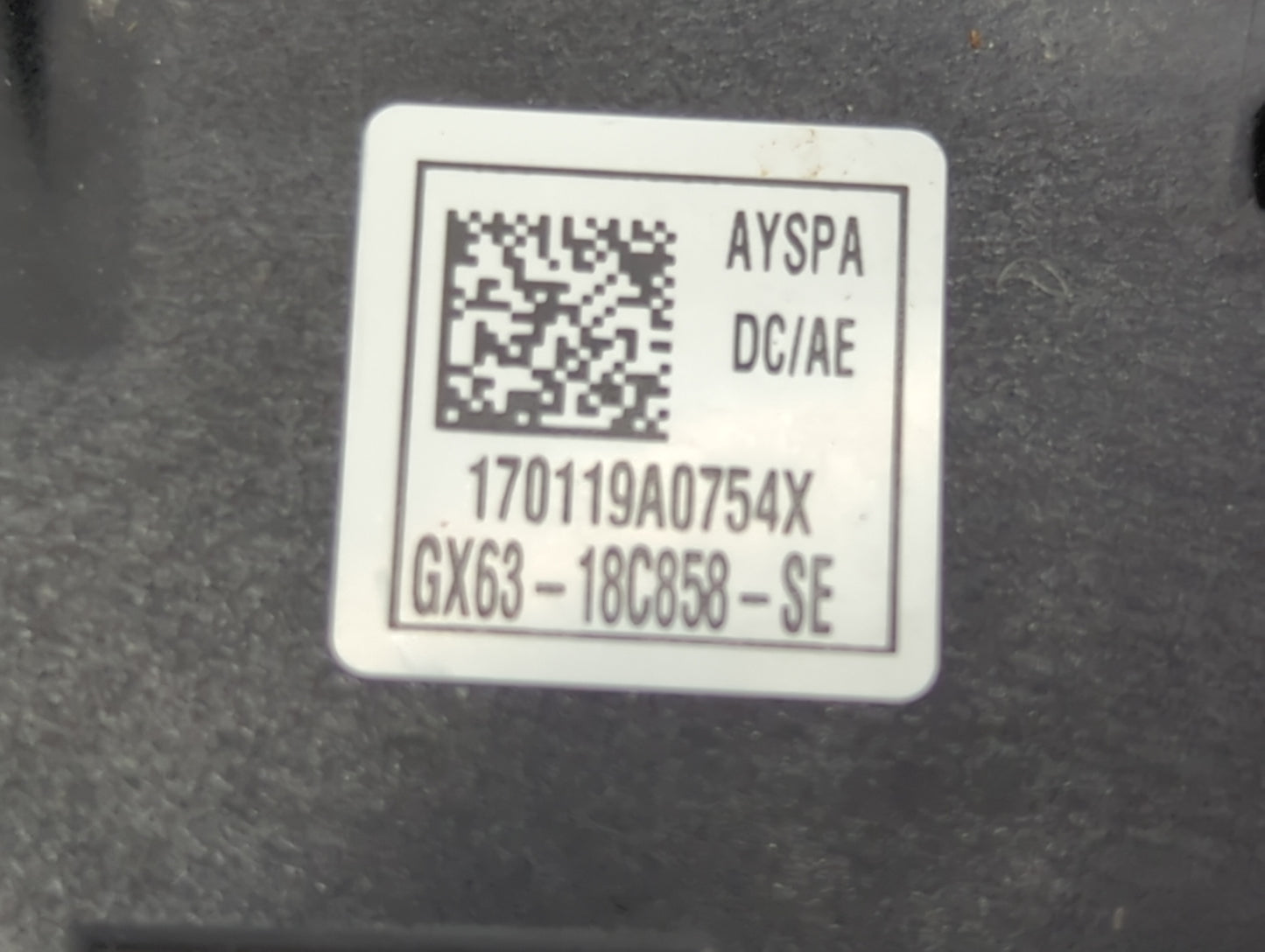 2017 Jaguar Xe Climate Control Module Temperature AC/Heater Replacement P/N:GX63-18C858-SE Fits Fits 2016 OEM Used Auto Part