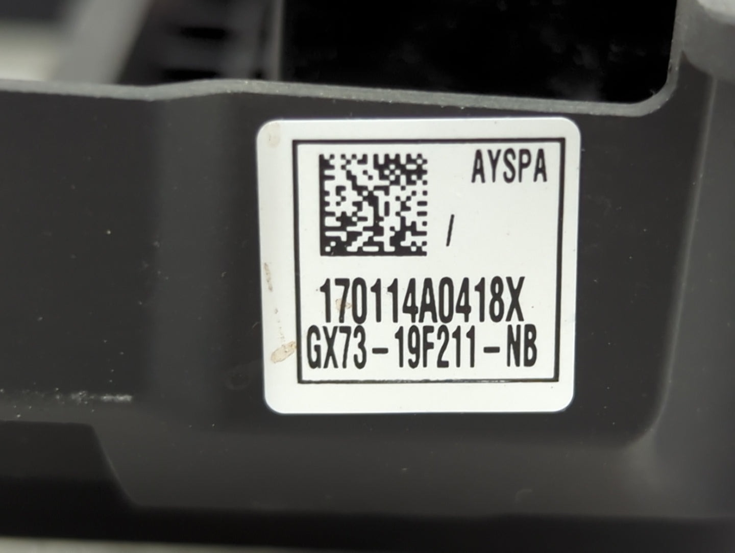 2017 Jaguar Xe Radio Control Panel Black - Oemusedautoparts1.com