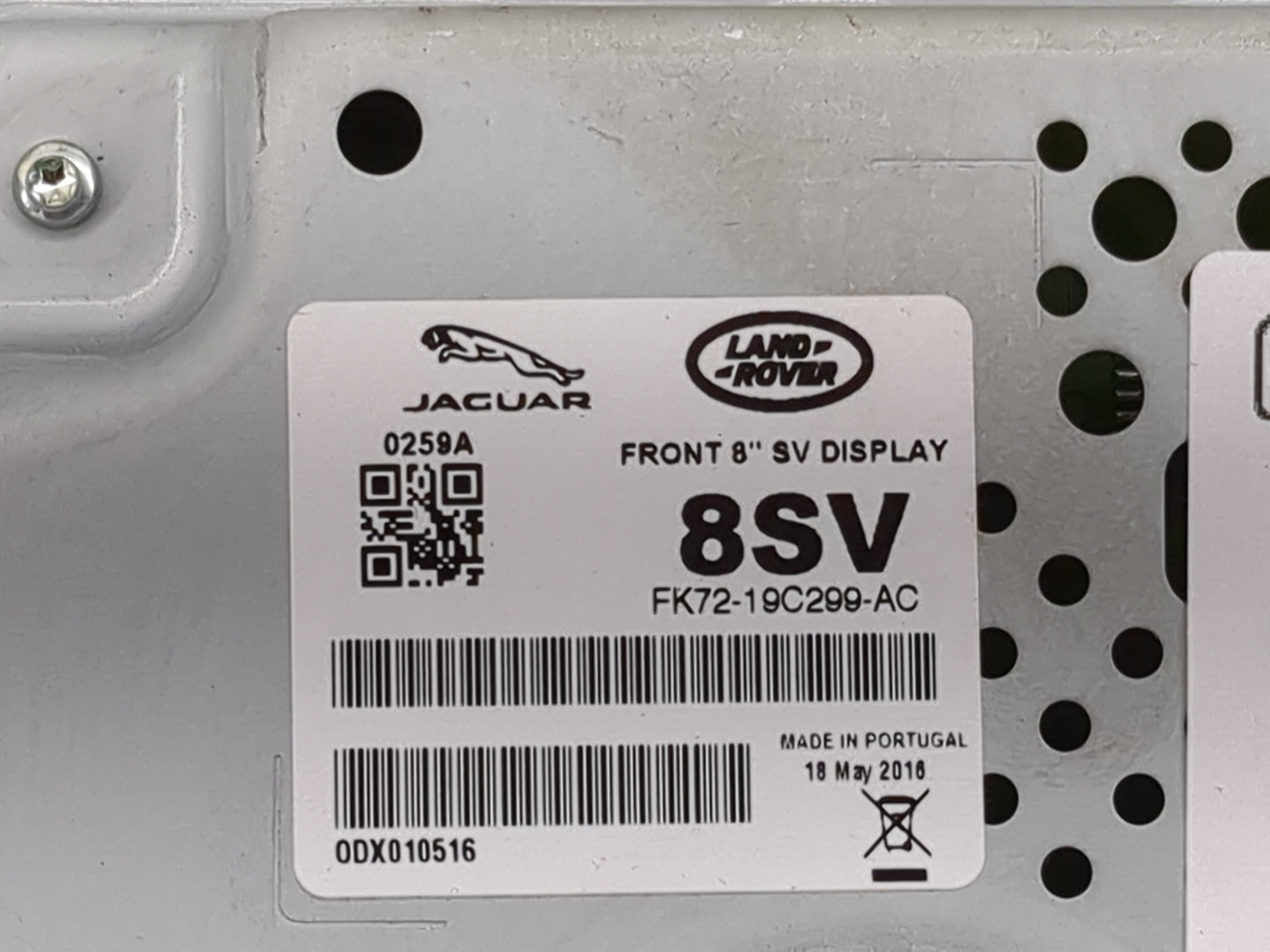 2017-2018 Jaguar Xe Information Display Screen 1468797 - Oemusedautoparts1.com