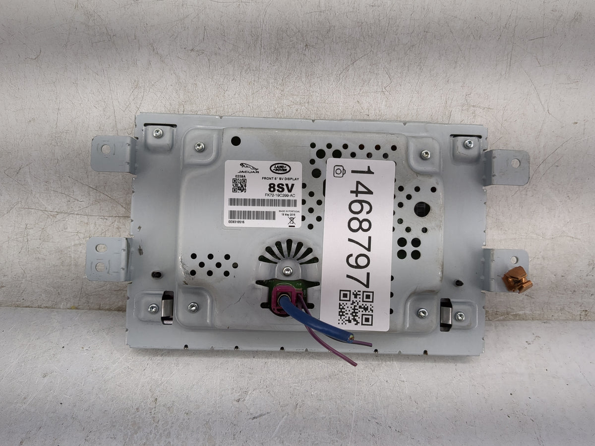 2017-2018 Jaguar Xe Information Radio Display Screen 1468797 - Oemusedautoparts1.com