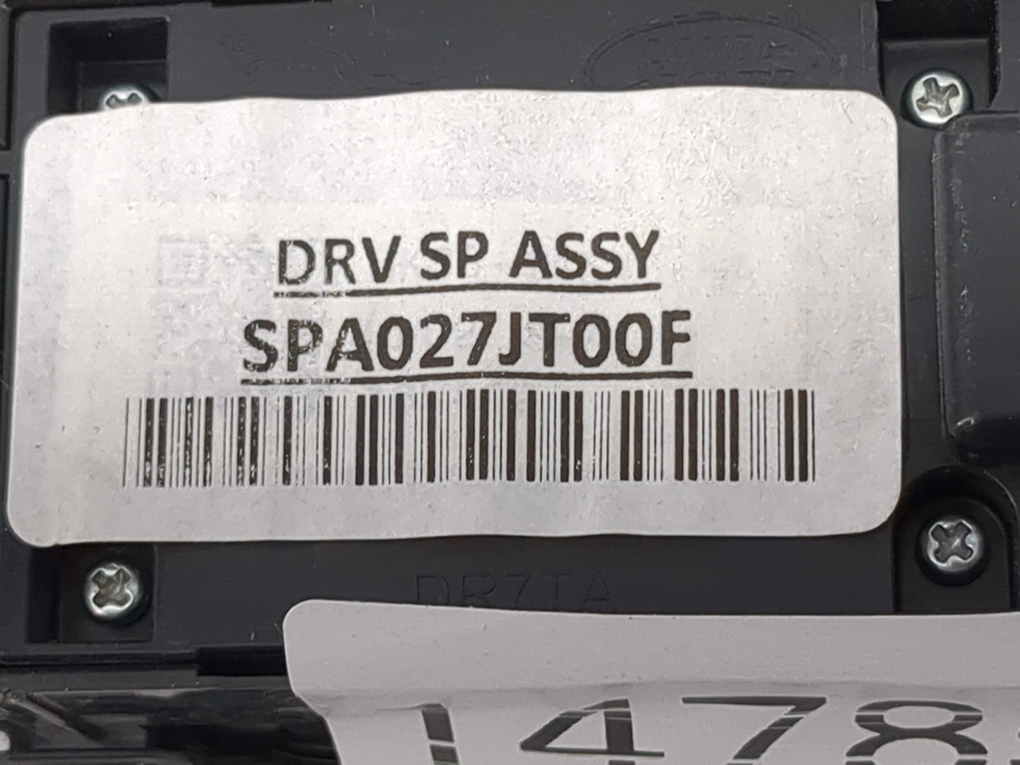 2017-2019 Jaguar Xe Master Power Window Switch Replacement Driver Side Left P/N:SPA027JT00F Fits Fits 2016 2017 2018 2019 20