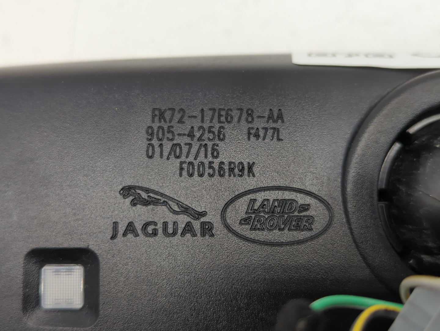2017-2018 Jaguar Xe Interior Rear View Mirror Replacement OEM P/N:FK72-17E678-AA Fits Fits 2016 2017 2018 OEM Used Auto Part