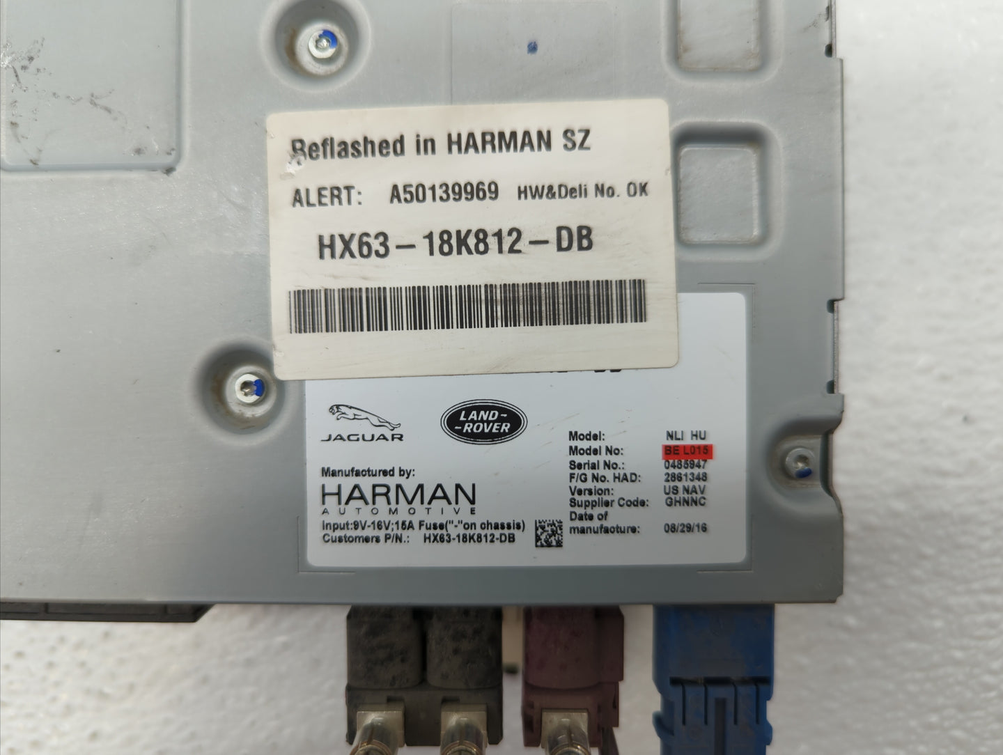 2017-2018 Jaguar Xe Radio AM FM Cd Player Receiver Replacement Fits Fits 2016 2017 2018 OEM Used Auto Parts - Oemusedautopar