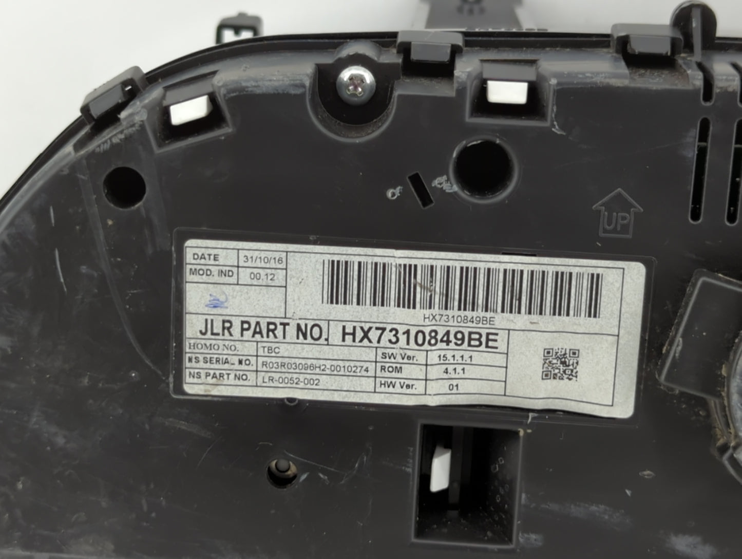 2017 Jaguar Xe Instrument Cluster Speedometer Gauges P/N:HX7310849BE Fits OEM Used Auto Parts - Oemusedautoparts1.com