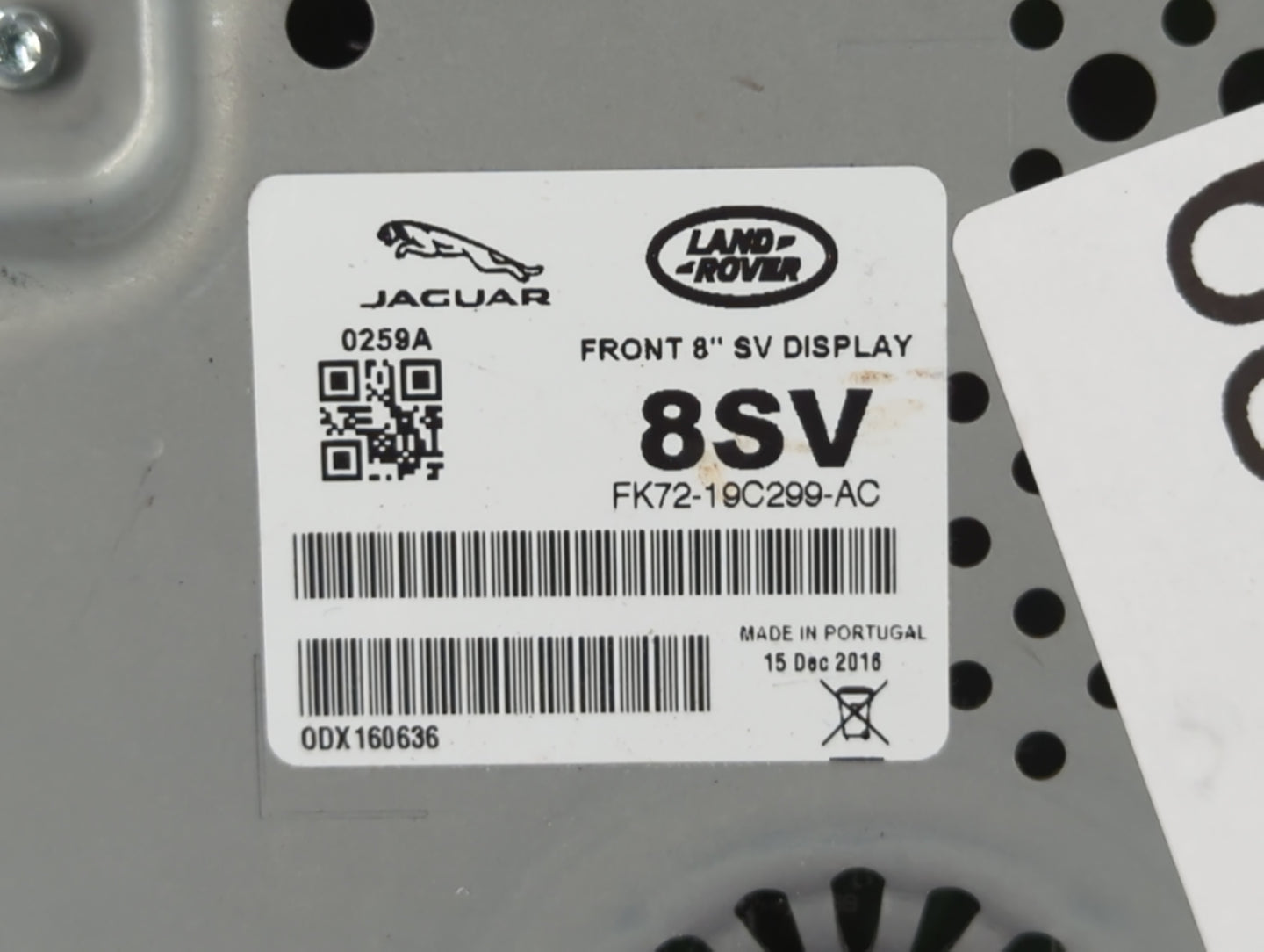 Jaguar Xe Information Display Screen - Oemusedautoparts1.com