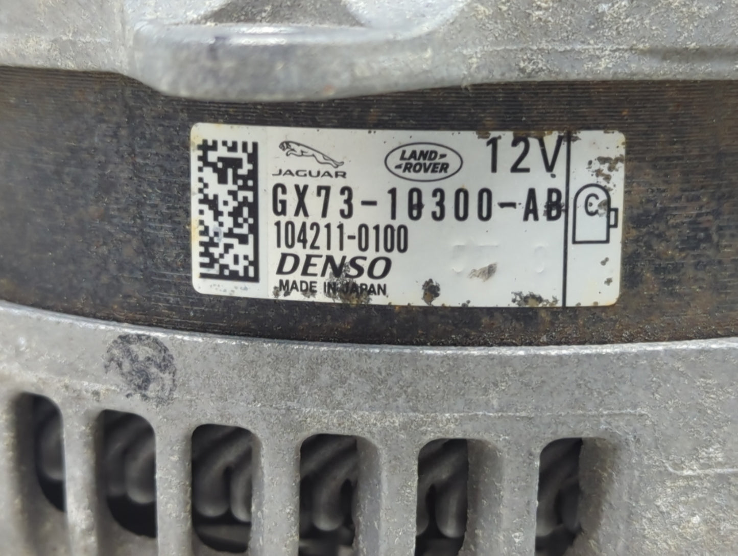 2017 Jaguar Xe Alternator Replacement Generator Charging Assembly Engine OEM P/N:GX73-10300-AB 104211-0100 Fits OEM Used Aut