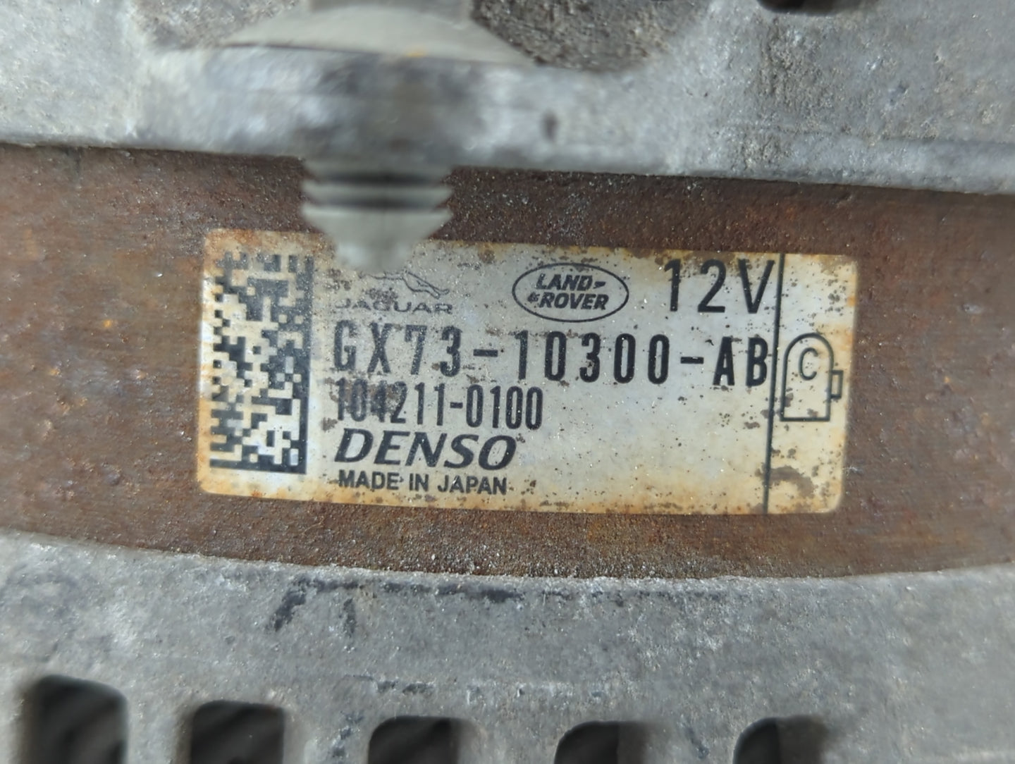 2017 Jaguar Xe Alternator Replacement Generator Charging Assembly Engine OEM P/N:GX73-10300-AB Fits OEM Used Auto Parts - Oe