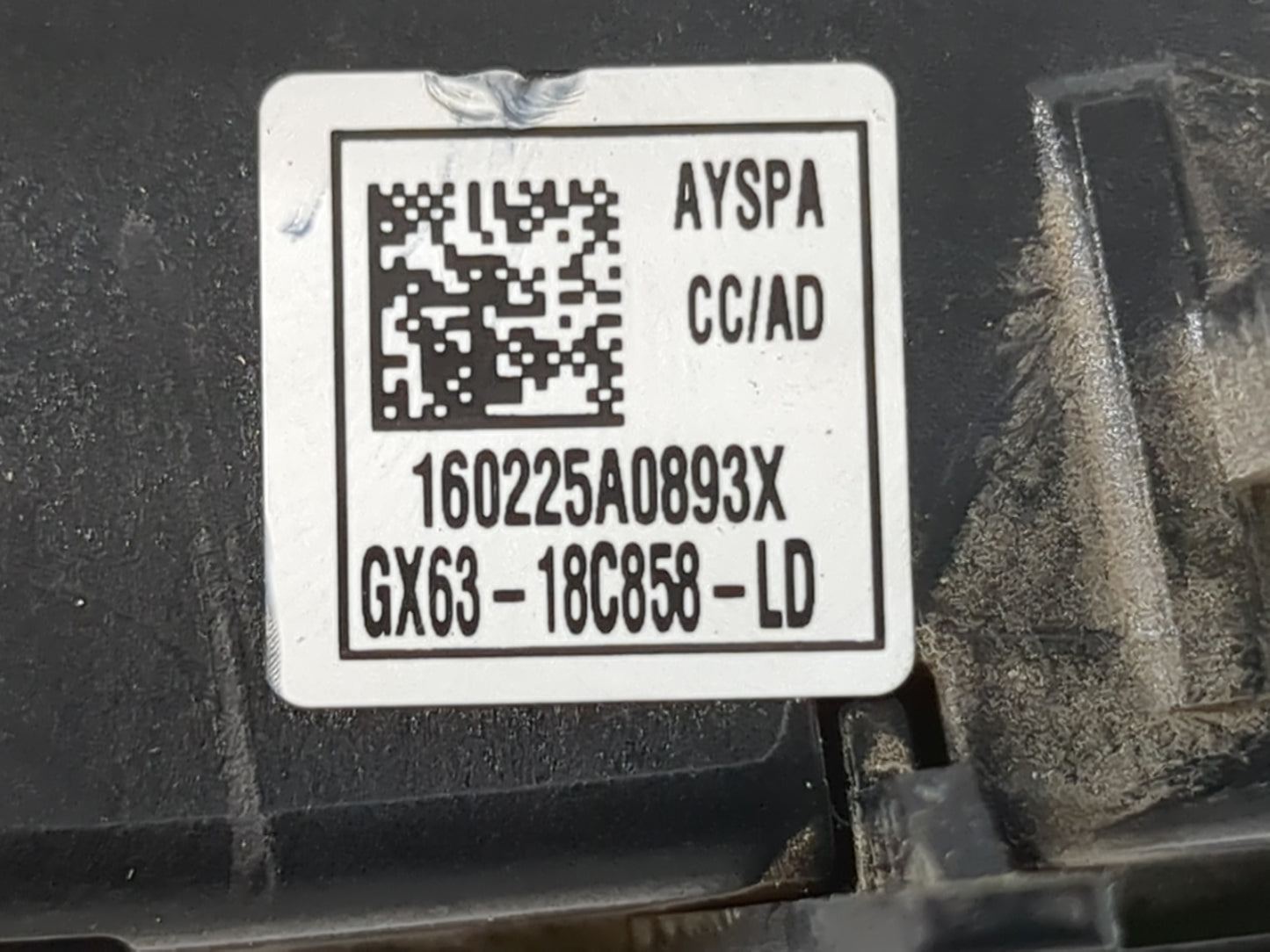 2016-2017 Jaguar Xf Climate Control Module Temperature AC/Heater Replacement P/N:GX63-18C858-LD Fits Fits 2016 2017 OEM Used