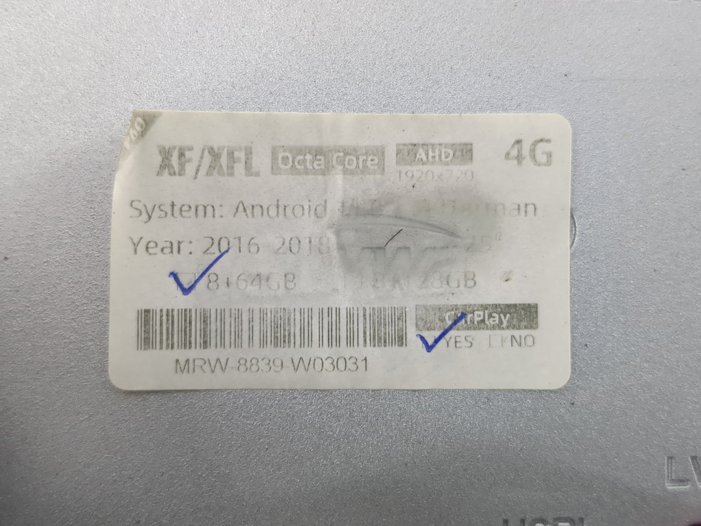 2016-2019 Jaguar Xf Information Display Screen - Oemusedautoparts1.com