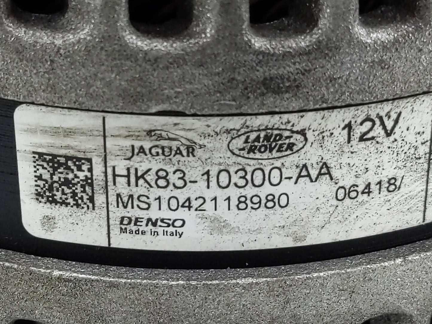 2010-2019 Jaguar Xf Alternator Replacement Generator Charging Assembly Engine OEM P/N:HK83-10300-AA Fits OEM Used Auto Parts