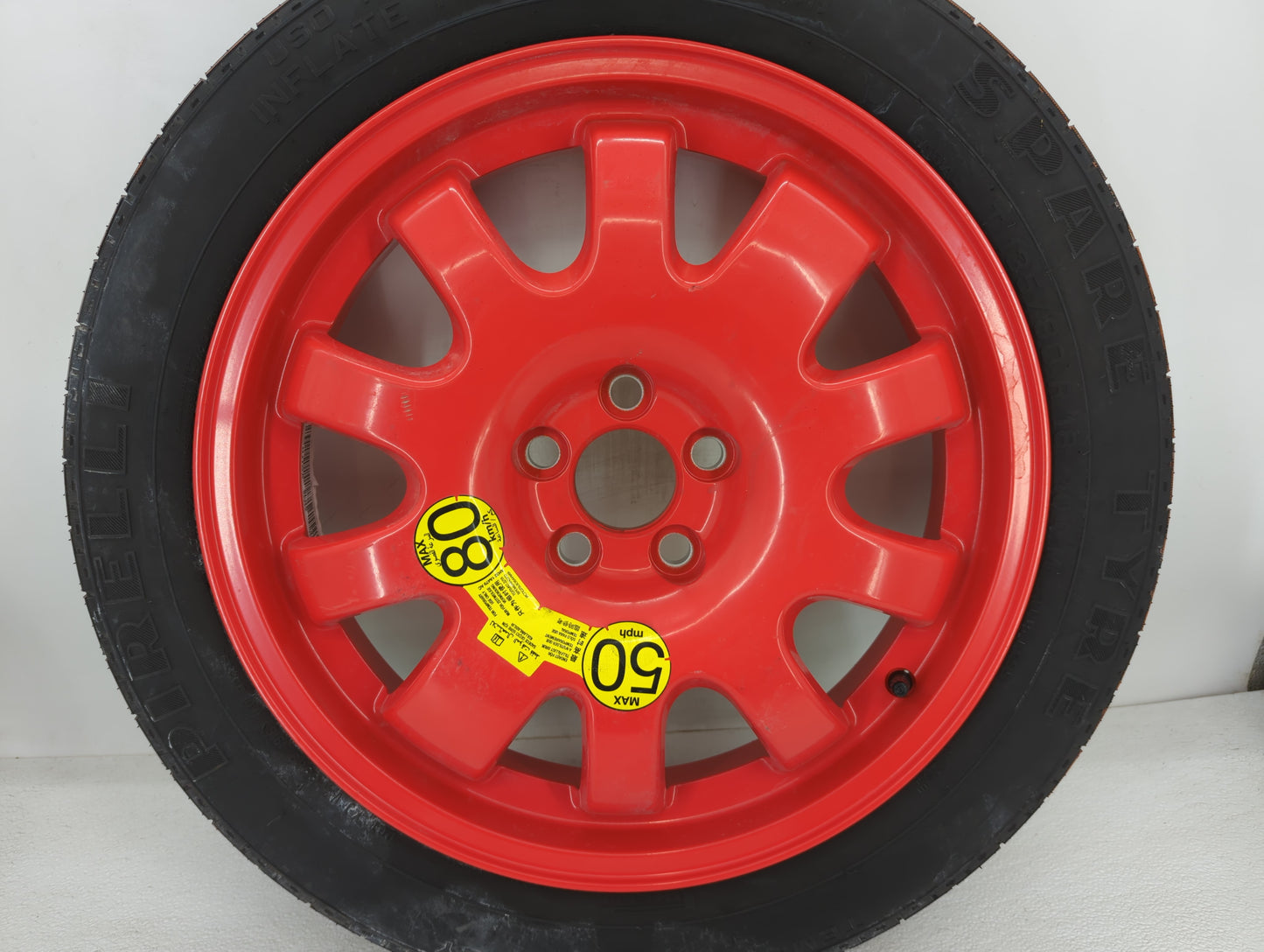2017 Jaguar Xf Spare Donut Tire Wheel Rim Oem - Oemusedautoparts1.com