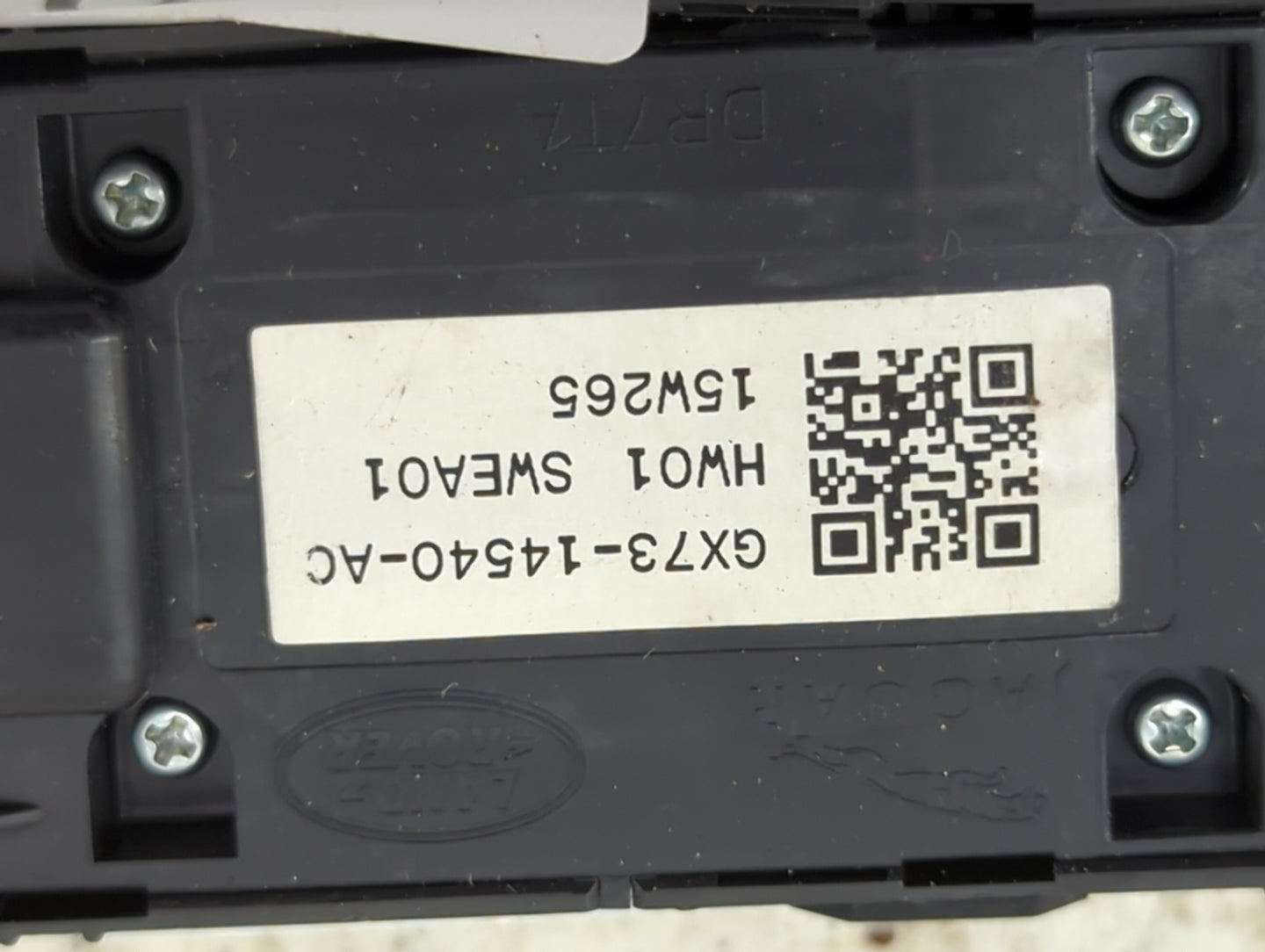 2016-2019 Jaguar Xf Master Power Window Switch Replacement Driver Side Left P/N:GX73-14540-AC HW01 Fits OEM Used Auto Parts 