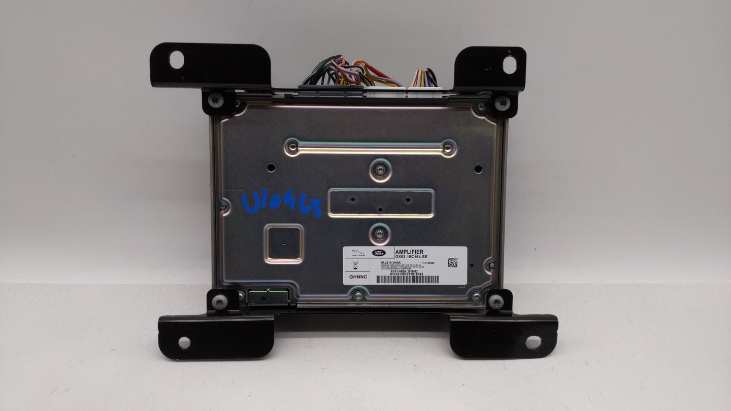 2016-2017 Jaguar Xf Radio AM FM Cd Player Receiver Replacement P/N:GX63-19C164-SE Fits Fits 2016 2017 OEM Used Auto Parts - 