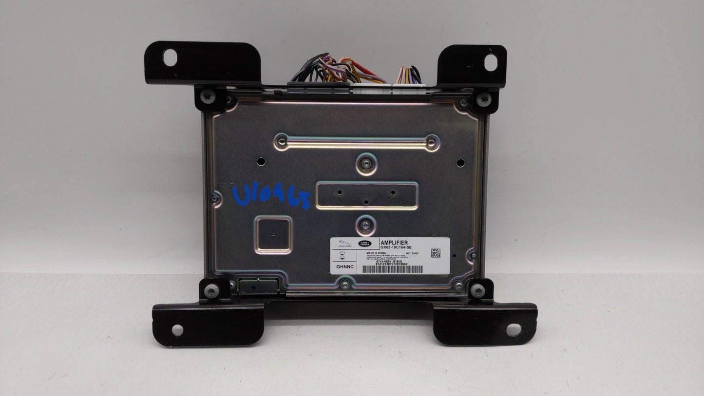 2016-2017 Jaguar Xf Radio AM FM Cd Player Receiver Replacement P/N:GX63-19C164-SE Fits Fits 2016 2017 OEM Used Auto Parts - 