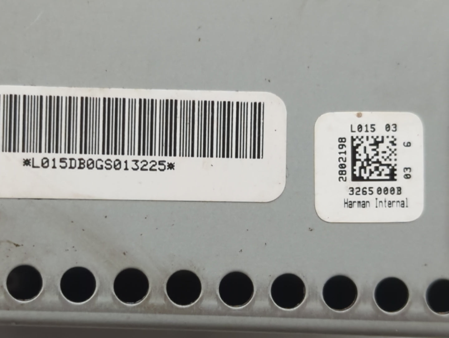 2016-2017 Jaguar Xf Radio AM FM Cd Player Receiver Replacement P/N:HX63-18K812-DB Fits Fits 2016 2017 2018 OEM Used Auto Par