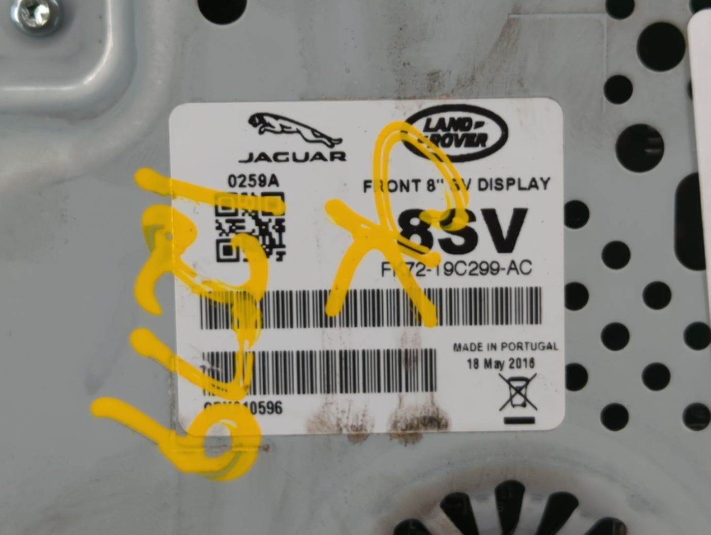 2016-2018 Jaguar Xf Information Display Screen - Oemusedautoparts1.com