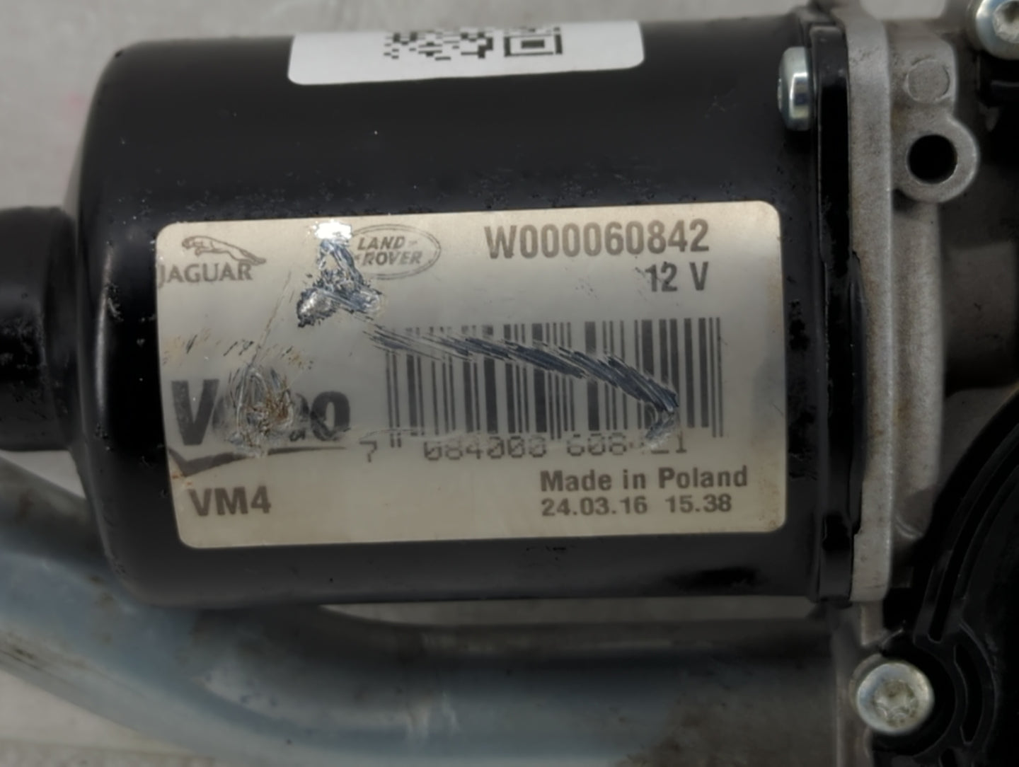 2017 Jaguar Xf Front Windshield Wiper Motor P/N:W000060842 Fits OEM Used Auto Parts - Oemusedautoparts1.com