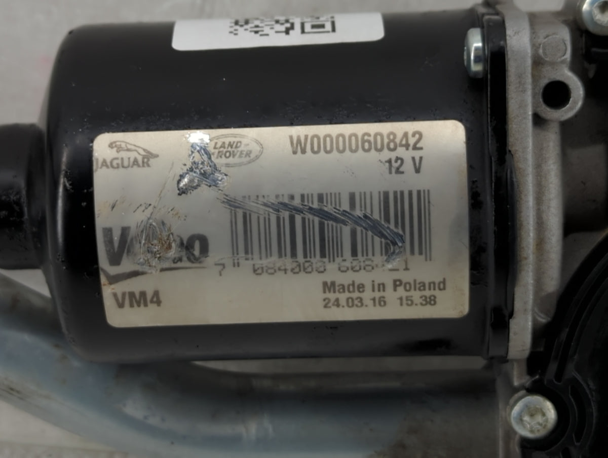 2017 Jaguar Xf Front Windshield Wiper Motor P/N:W000060842 Fits OEM Used Auto Parts - Oemusedautoparts1.com
