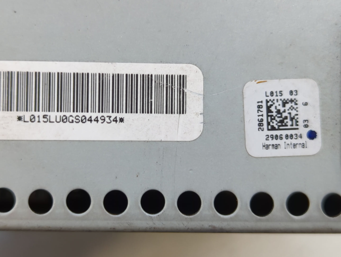 2016-2017 Jaguar Xf Radio AM FM Cd Player Receiver Replacement P/N:HX63-18K812-DC Fits Fits 2016 2017 2018 OEM Used Auto Par