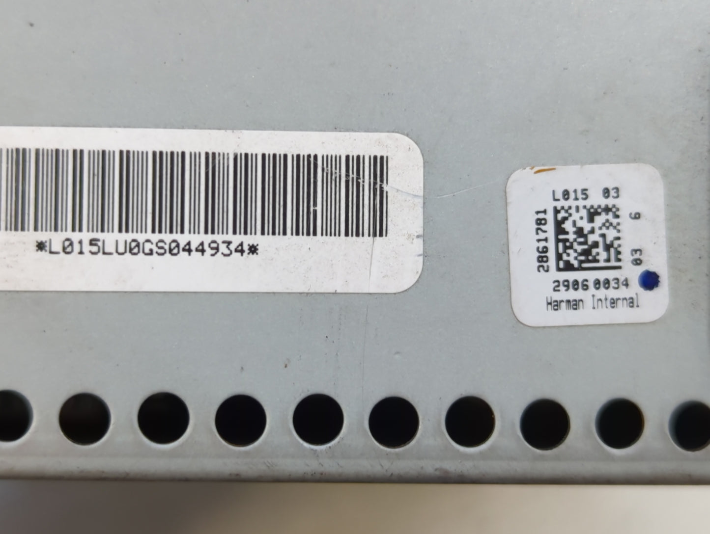 2016-2017 Jaguar Xf Radio AM FM Cd Player Receiver Replacement P/N:HX63-18K812-DC Fits Fits 2016 2017 2018 OEM Used Auto Par