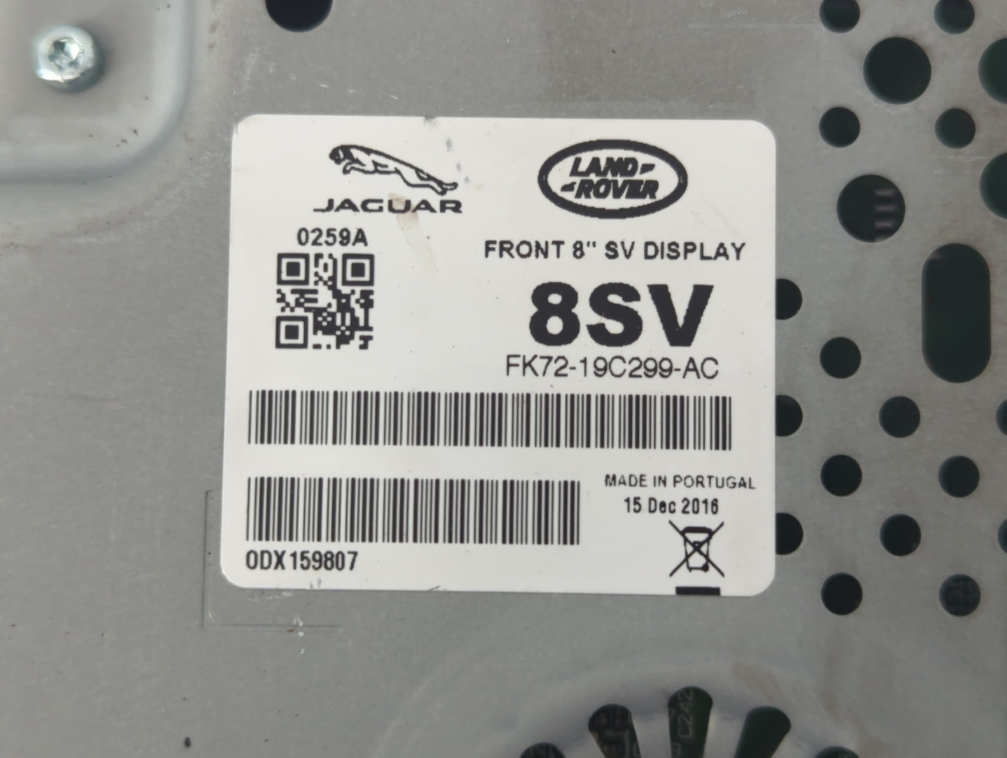 2016-2018 Jaguar Xf Information Display Screen - Oemusedautoparts1.com