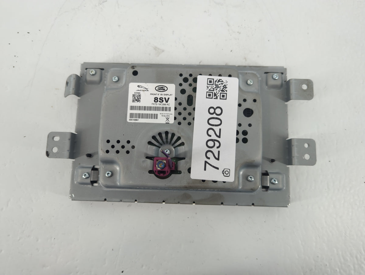2016-2018 Jaguar Xf Information Radio Display Screen 729208 - Oemusedautoparts1.com