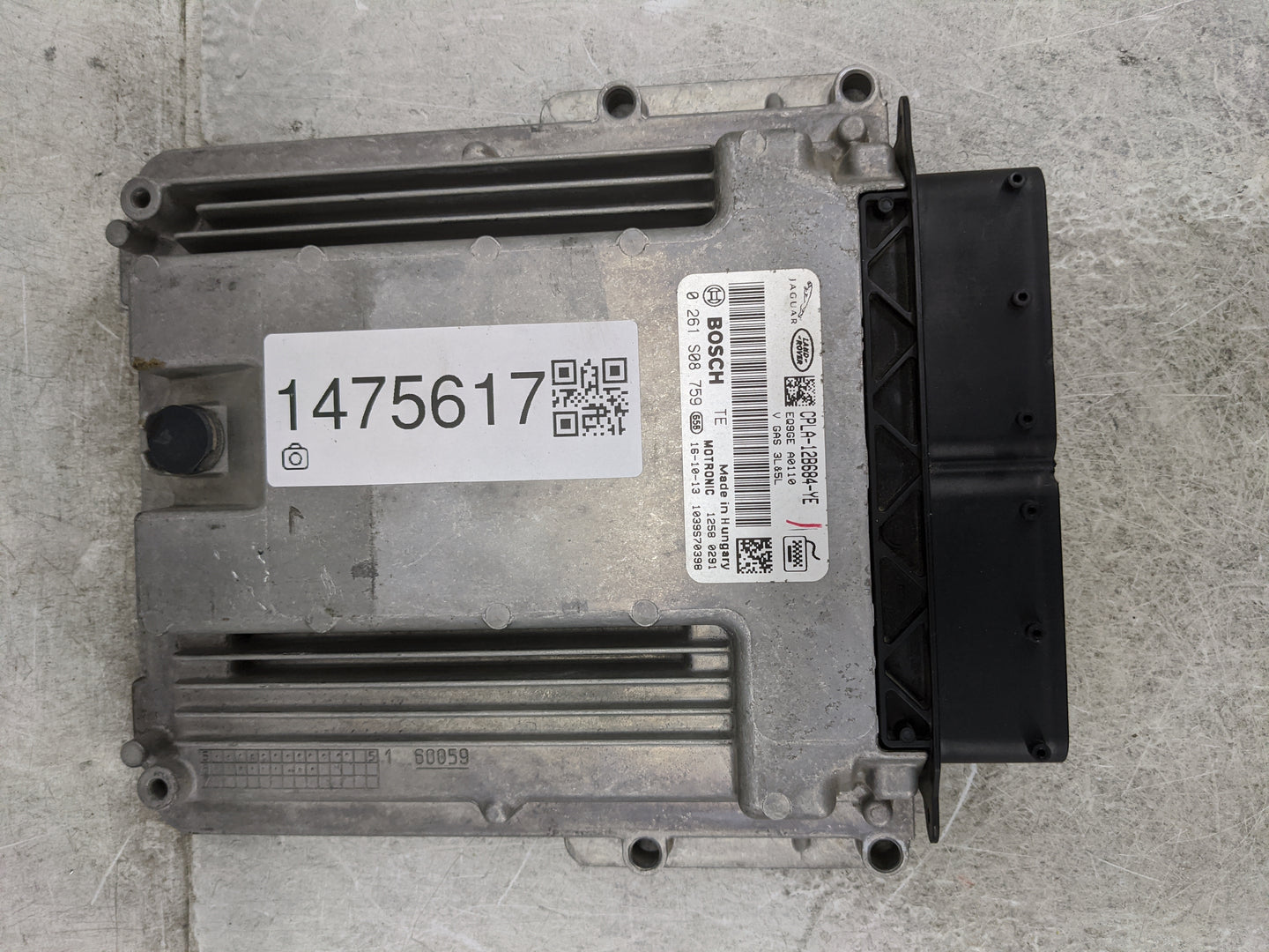 2013-2019 Jaguar Xj PCM Engine Control Computer ECU ECM PCU OEM P/N:CPLA-12B684-YE 0261S08759 Fits OEM Used Auto Parts - Oem