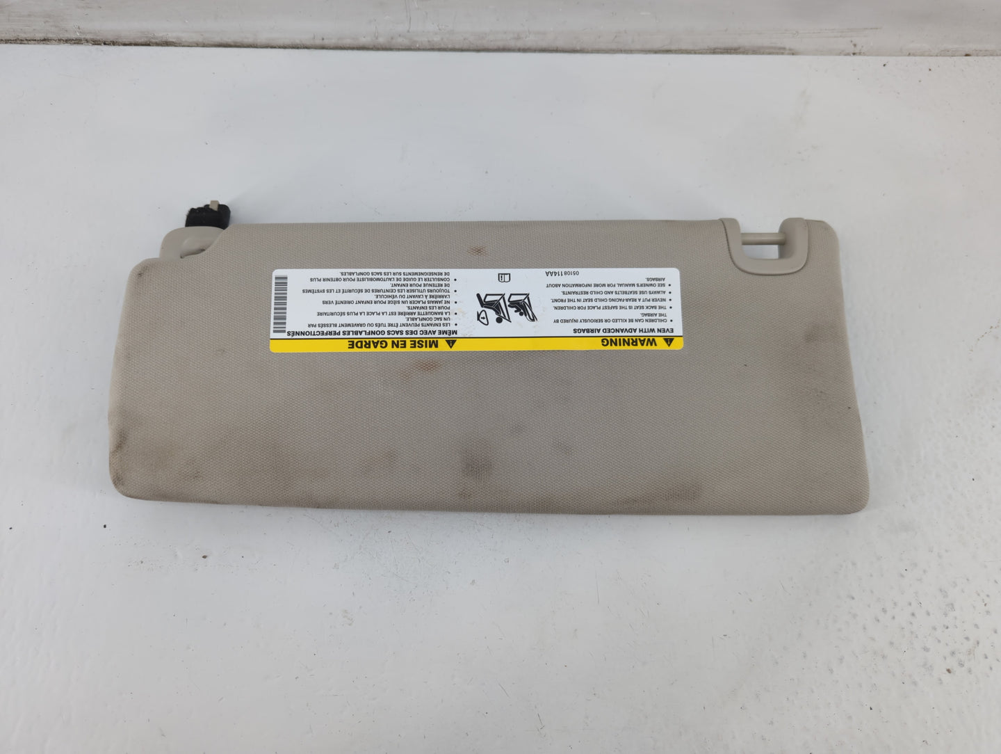2014-2018 Jeep Cherokee Sun Visor Shade Replacement Passenger Right Mirror Fits Fits 2014 2015 2016 2017 2018 OEM Used Auto 