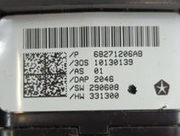 2015-2022 Jeep Cherokee Master Power Window Switch Replacement Driver Side Left P/N:68271206AB Fits OEM Used Auto Parts - Oe