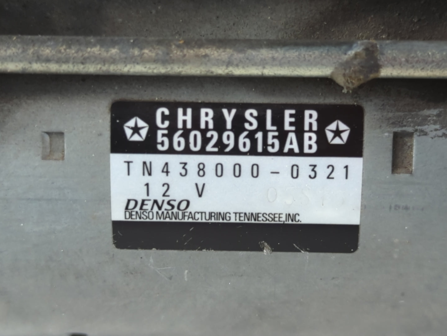 2015-2022 Jeep Cherokee Car Starter Motor Solenoid OEM P/N:TN438000-0321 56029615AB Fits OEM Used Auto Parts - Oemusedautopa