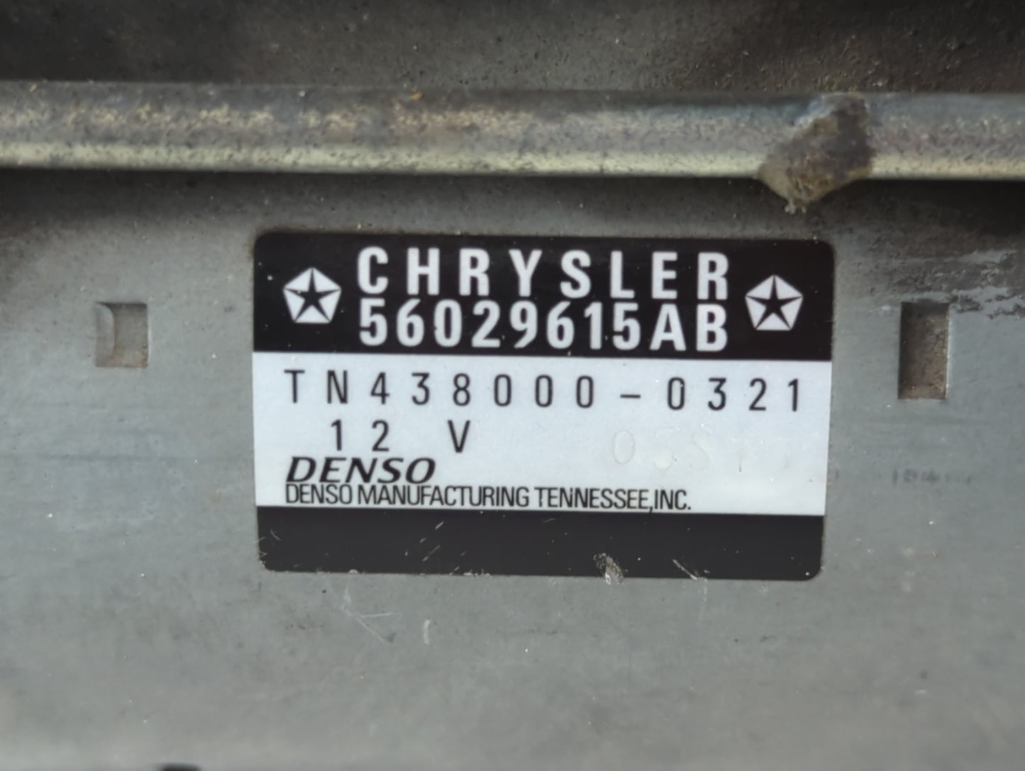 2015-2022 Jeep Cherokee Car Starter Motor Solenoid OEM P/N:TN438000-0321 56029615AB Fits OEM Used Auto Parts - Oemusedautopa