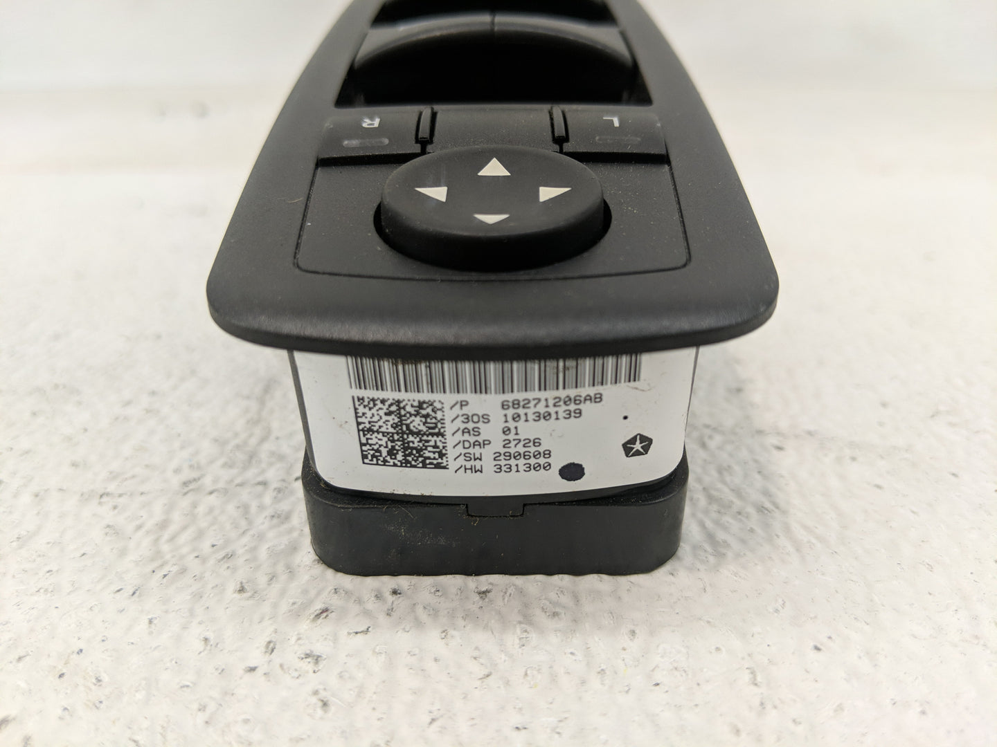 2015-2022 Jeep Cherokee Master Power Window Switch Replacement Driver Side Left P/N:68271206AB Fits OEM Used Auto Parts - Oe