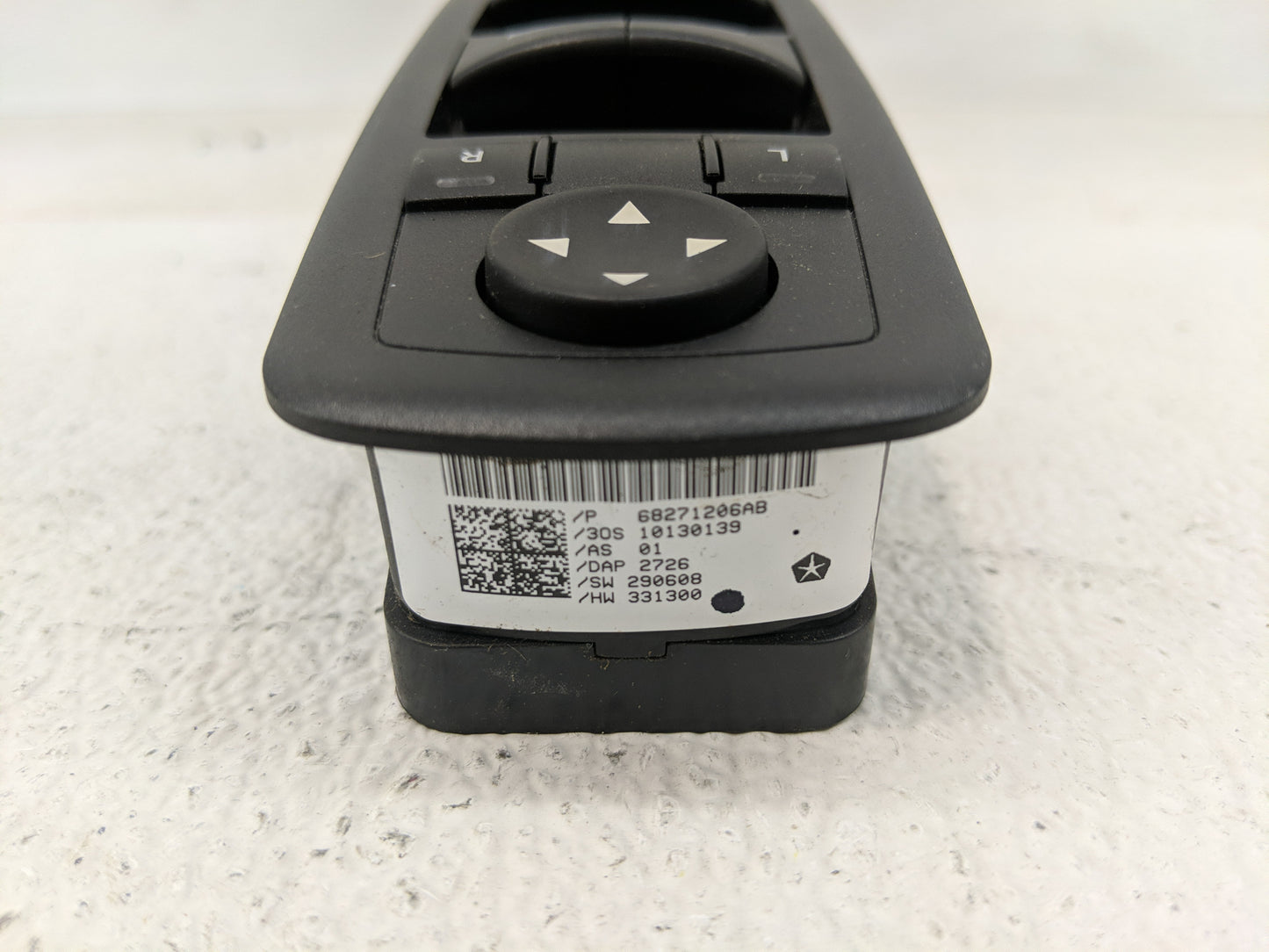 2015-2022 Jeep Cherokee Master Power Window Switch Replacement Driver Side Left P/N:68271206AB Fits OEM Used Auto Parts - Oe