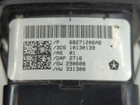 2017-2022 Jeep Cherokee Master Power Window Switch Replacement Driver Side Left P/N:68271206AB Fits OEM Used Auto Parts - Oe