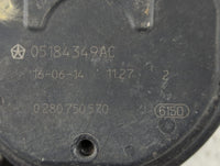 2014-2022 Jeep Cherokee Throttle Body P/N:0 280 750 570 05184349AC Fits OEM Used Auto Parts - Oemusedautoparts1.com