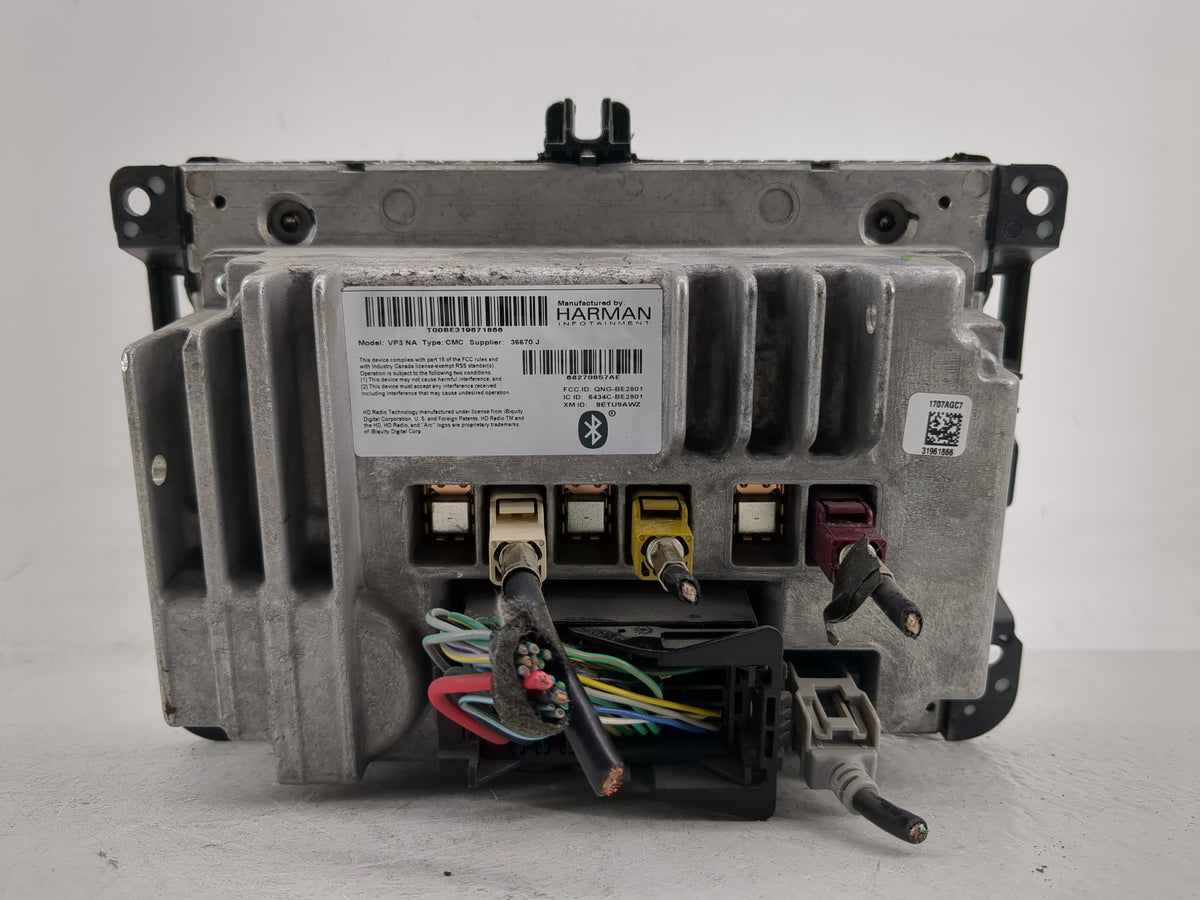 2017 Jeep Cherokee Information Radio Display Screen 1257468 - Oemusedautoparts1.com