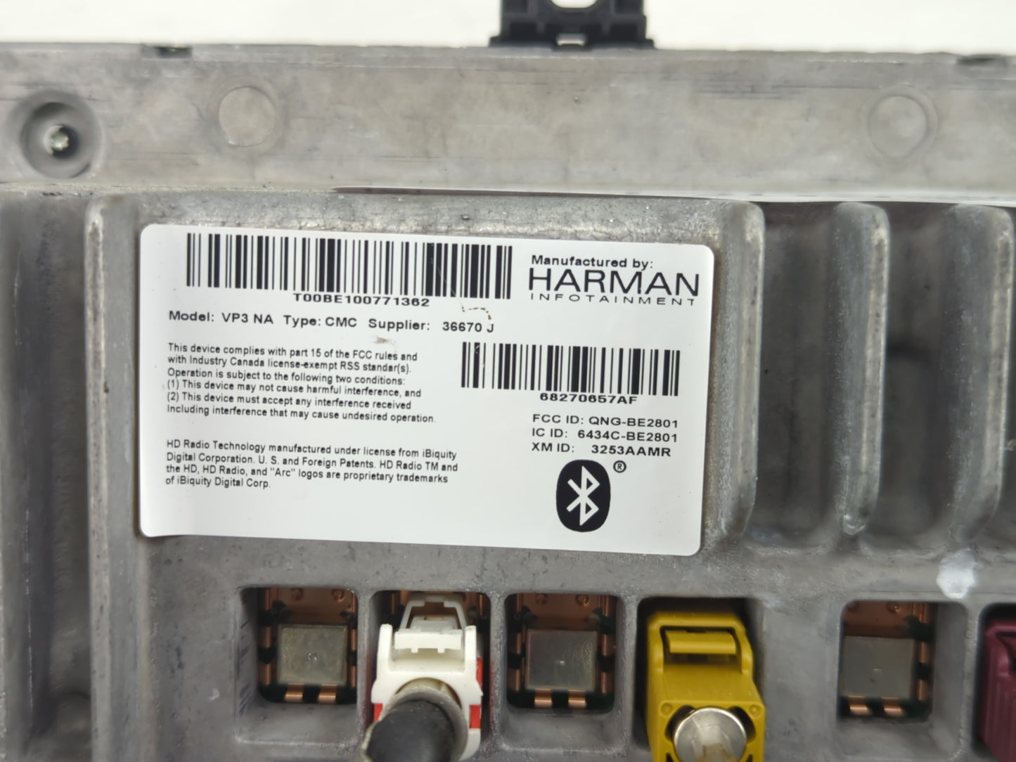 2017 Jeep Cherokee Information Display Screen - Oemusedautoparts1.com